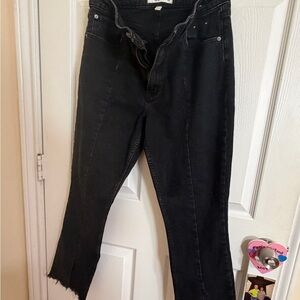 Abercrombie & Fitch Black Flare Jeans